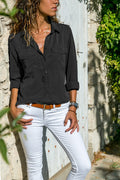 Urban Classic Button-Down - Polished Long-Sleeve Lapel Shirt