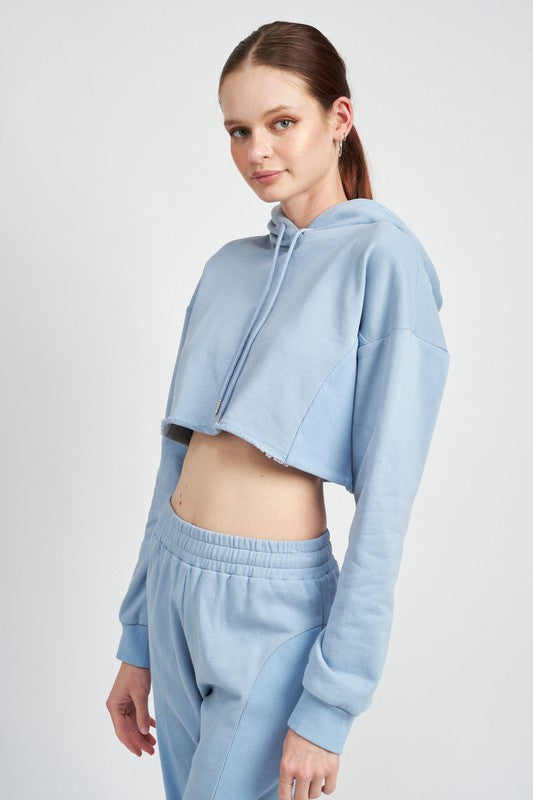 Sunny Cropped Hoodie