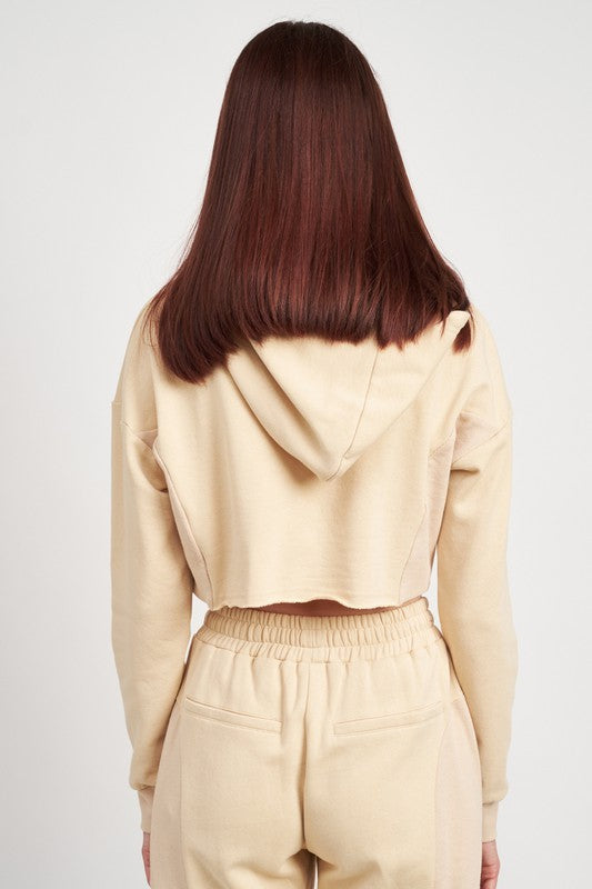 Sunny Cropped Hoodie