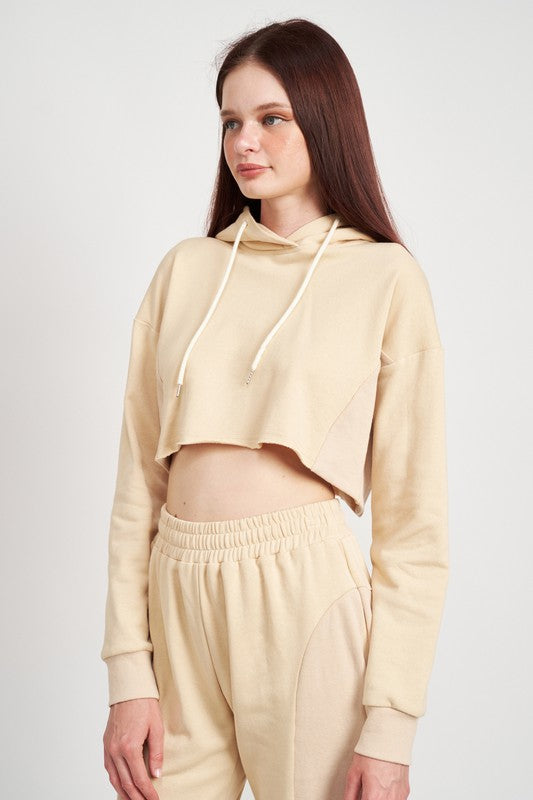 Sunny Cropped Hoodie