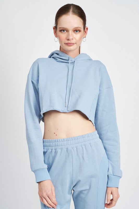 Sunny Cropped Hoodie