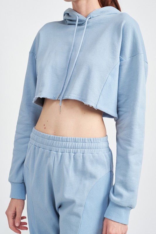 Sunny Cropped Hoodie