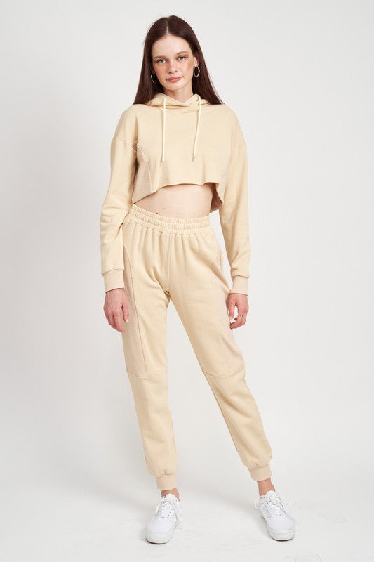 Sunny Cropped Hoodie