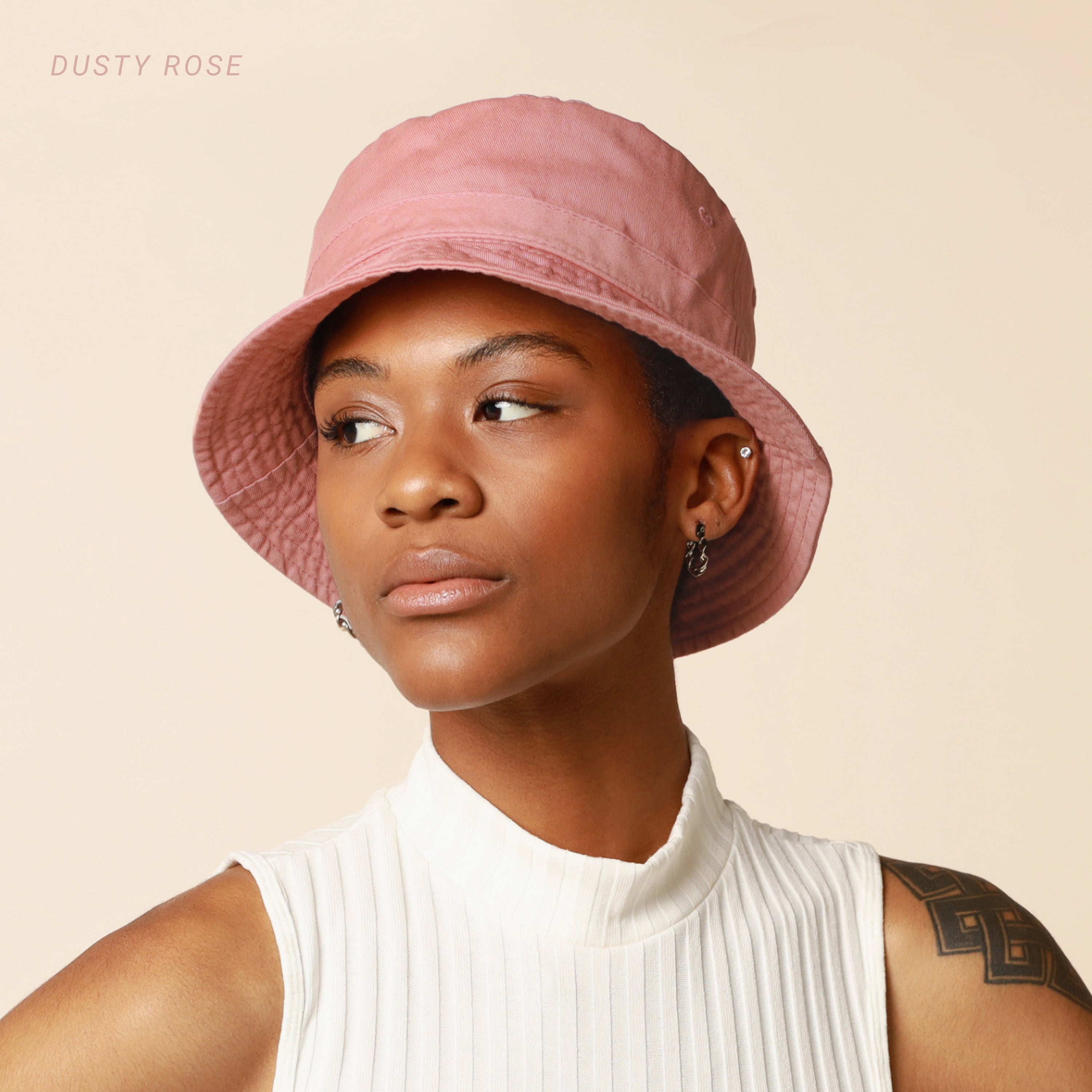 Classic Cotton Bucket Hat – Lightweight Summer Sun Hat for Women
