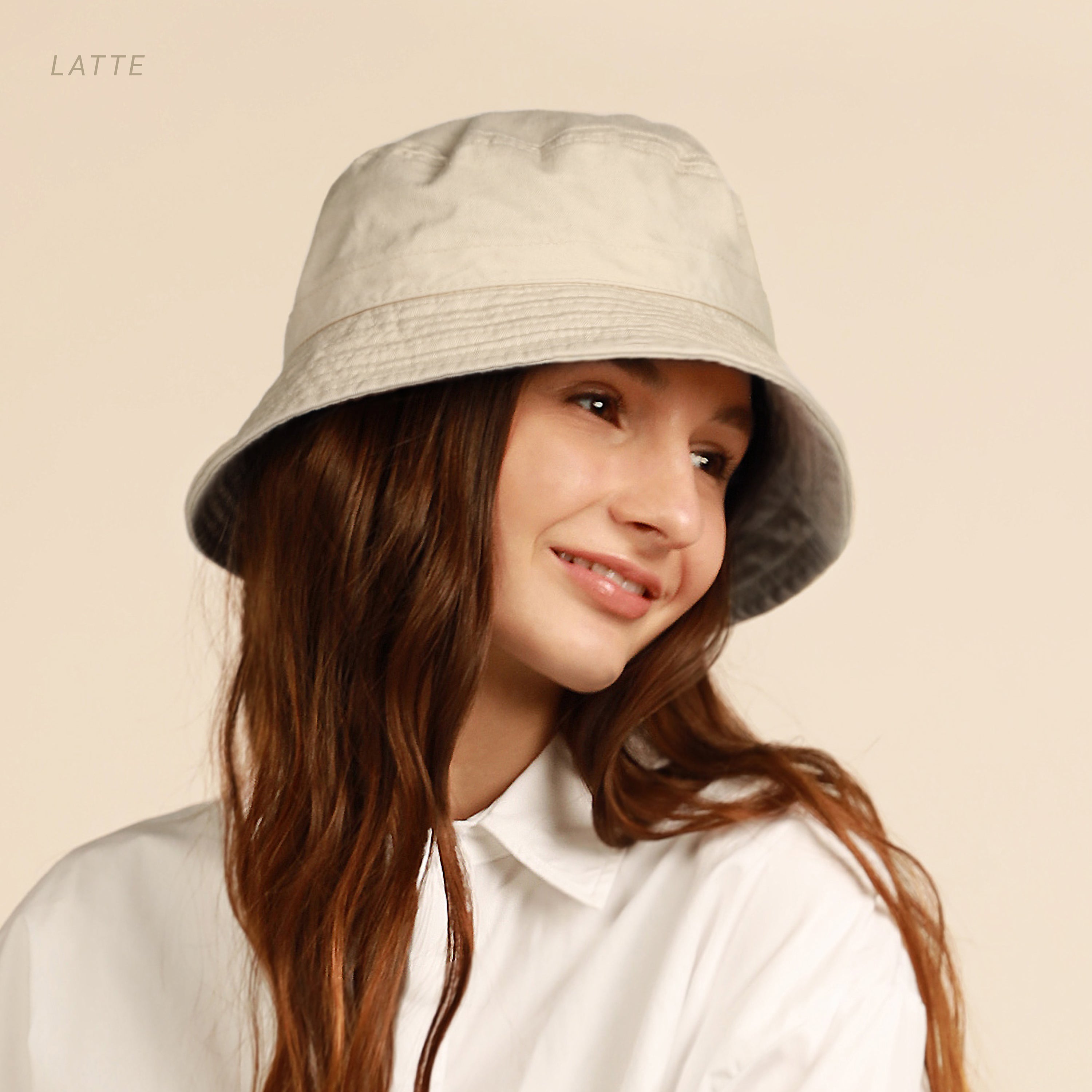 Classic Cotton Bucket Hat – Lightweight Summer Sun Hat for Women