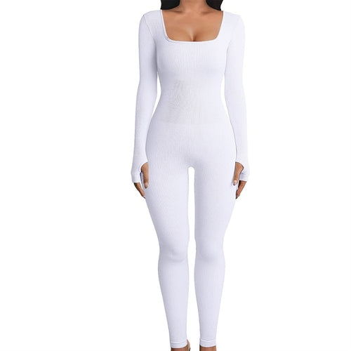 Aura Thermal Long-Sleeve Yoga Jumpsuit