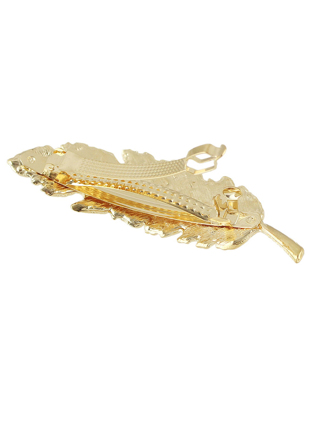 Feather Metal Hair Clips