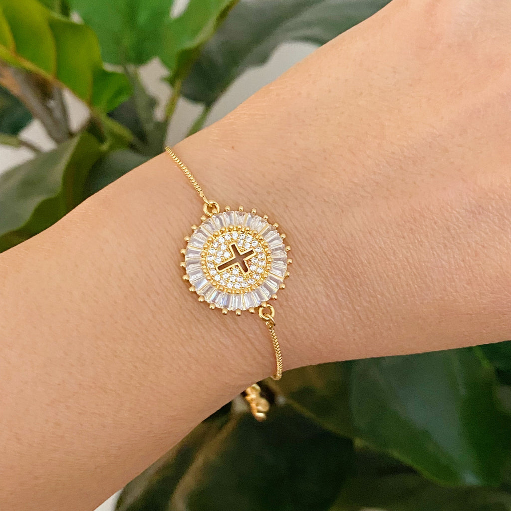 Cross Slide Bracelet