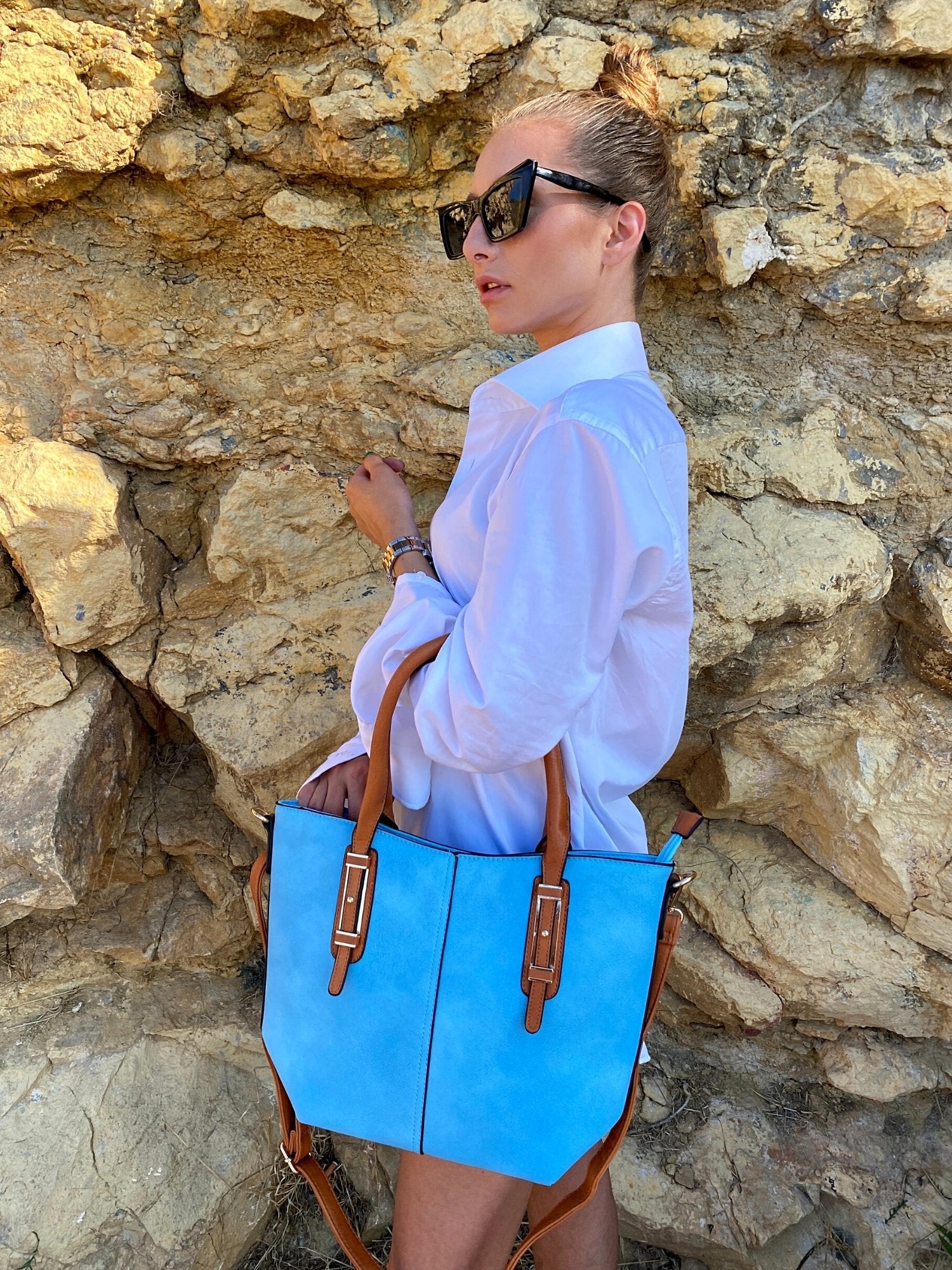 Blue Elegance Tote Bag