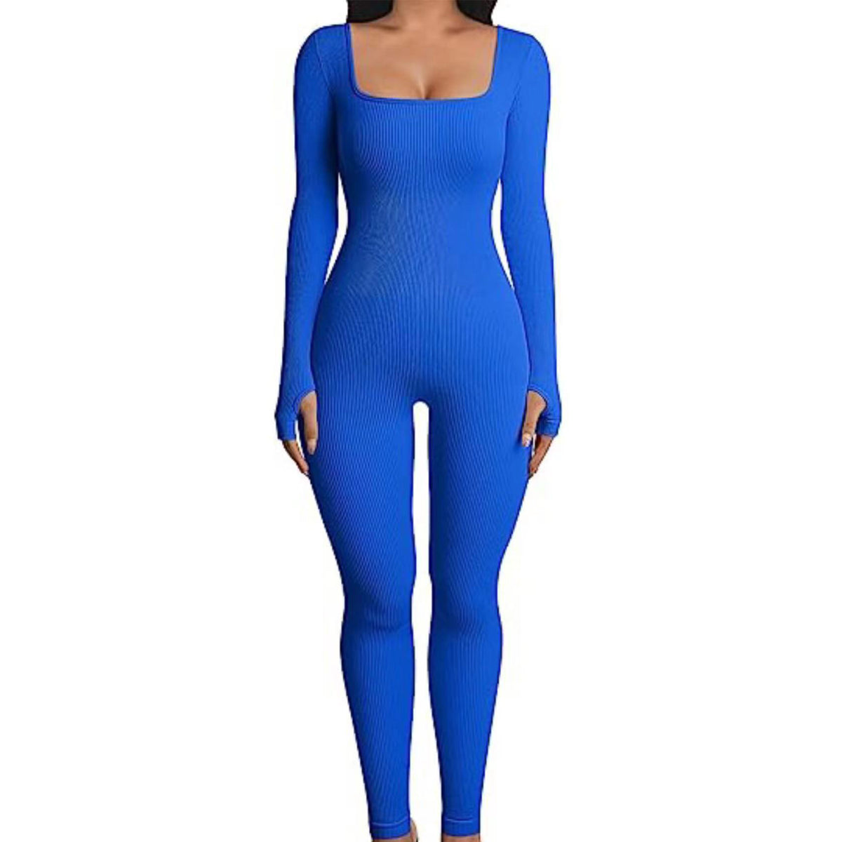 Aura Thermal Long-Sleeve Yoga Jumpsuit