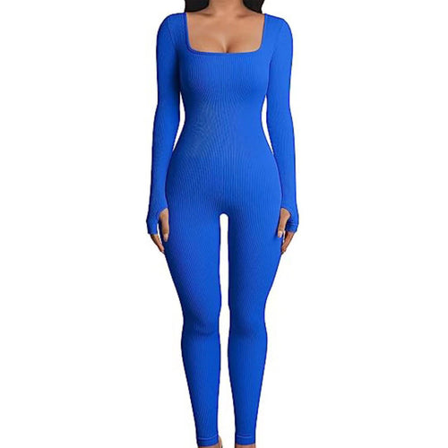 Aura Thermal Long-Sleeve Yoga Jumpsuit
