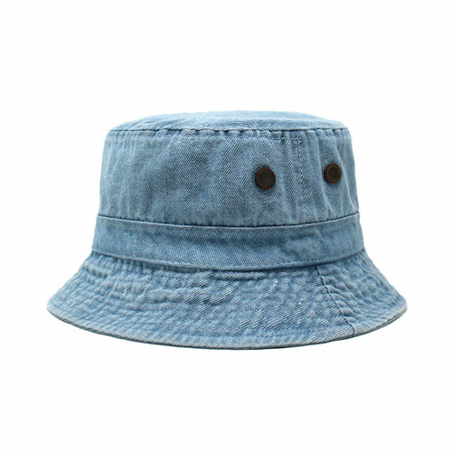 Classic Cotton Bucket Hat – Lightweight Summer Sun Hat for Women