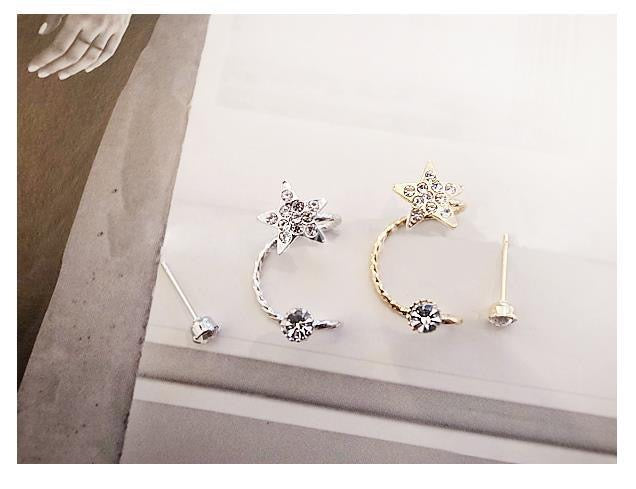 Star Stud & Clip Earring