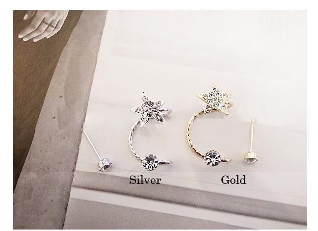 Star Stud & Clip Earring