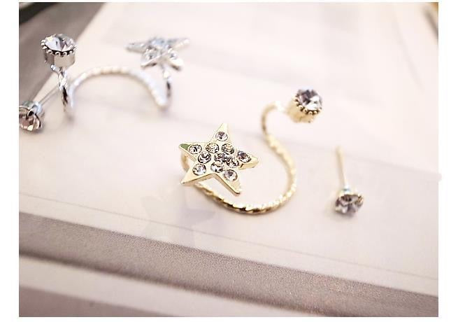Star Stud & Clip Earring