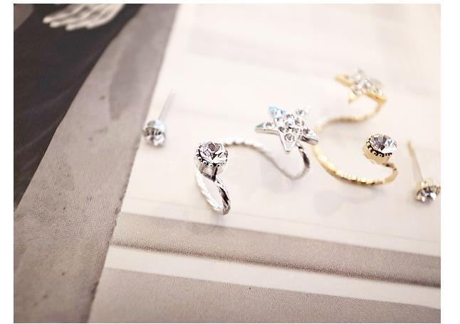 Star Stud & Clip Earring