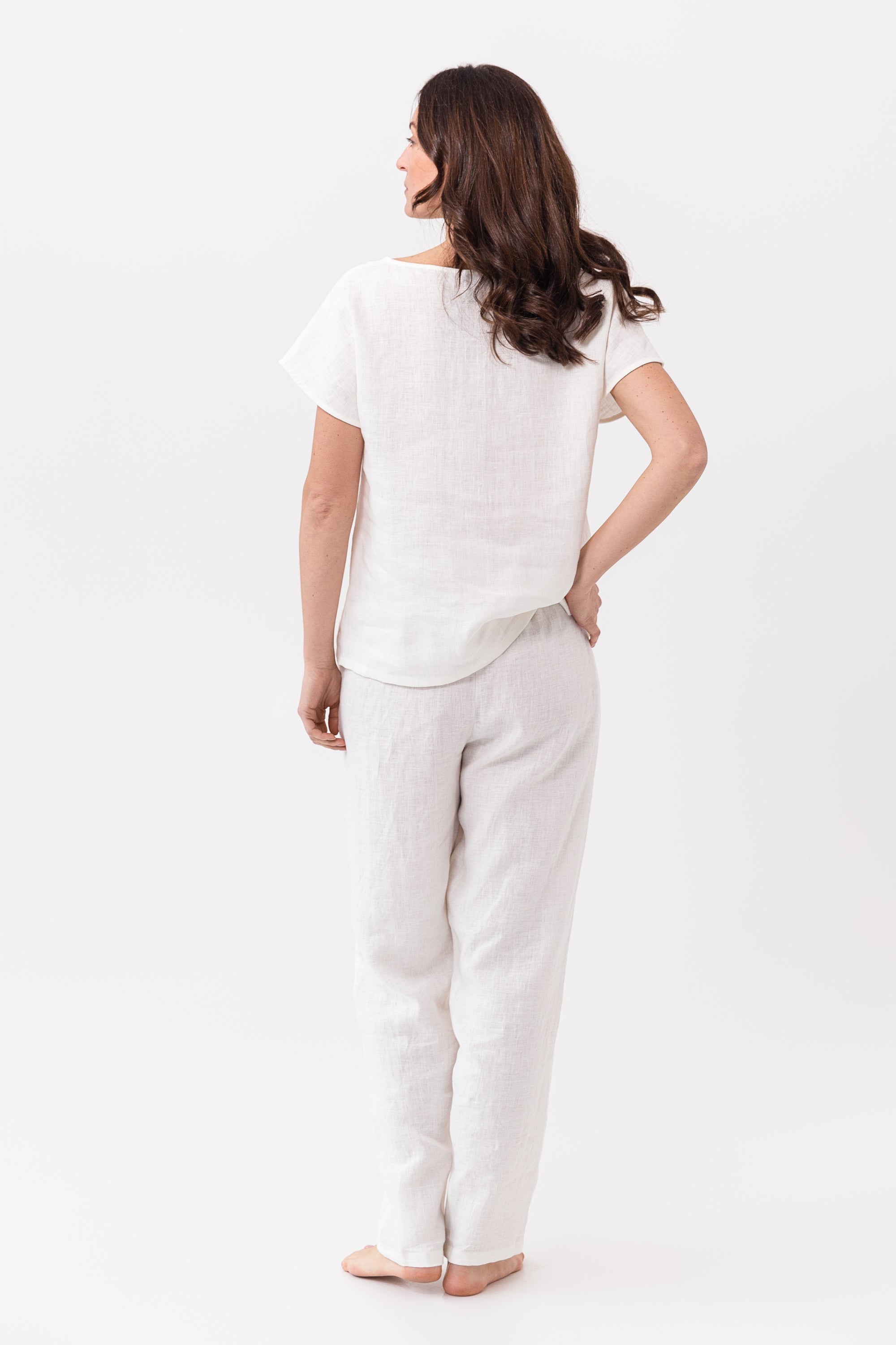 Pure Light Linen Set - Essential Natural Loungewear