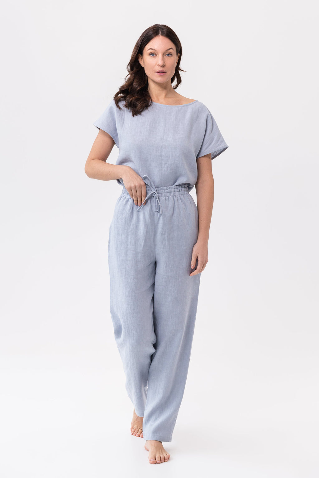 Pure Light Linen Set - Essential Natural Loungewear