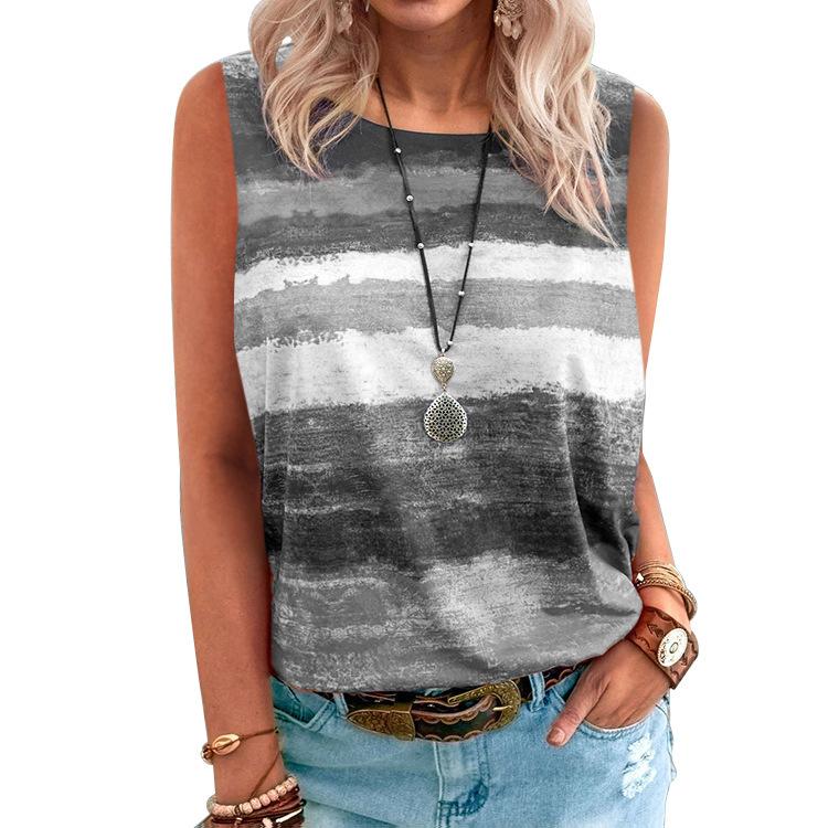 Sunset Fade Performance Tank - Gradient Contrast Active Top