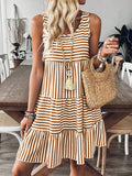 Maritime Stripe Sundress – Breezy Sleeveless Summer Print