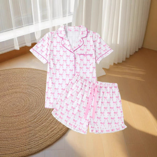 Adeline Bow Lingerie Set - Personalized Chic Sleepwear