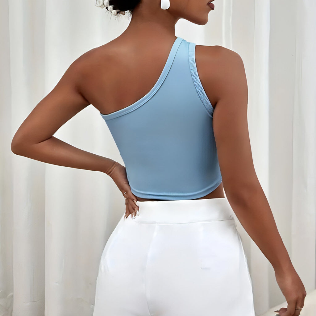 Timeless Tailored Blouse - Versatile Short-Sleeve V-Neck Top
