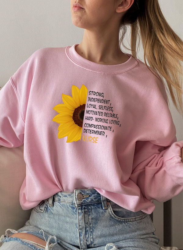 Sunflower Nurse Sweatshirt