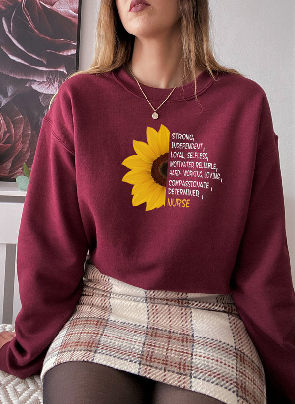 Sunflower Nurse Sweatshirt