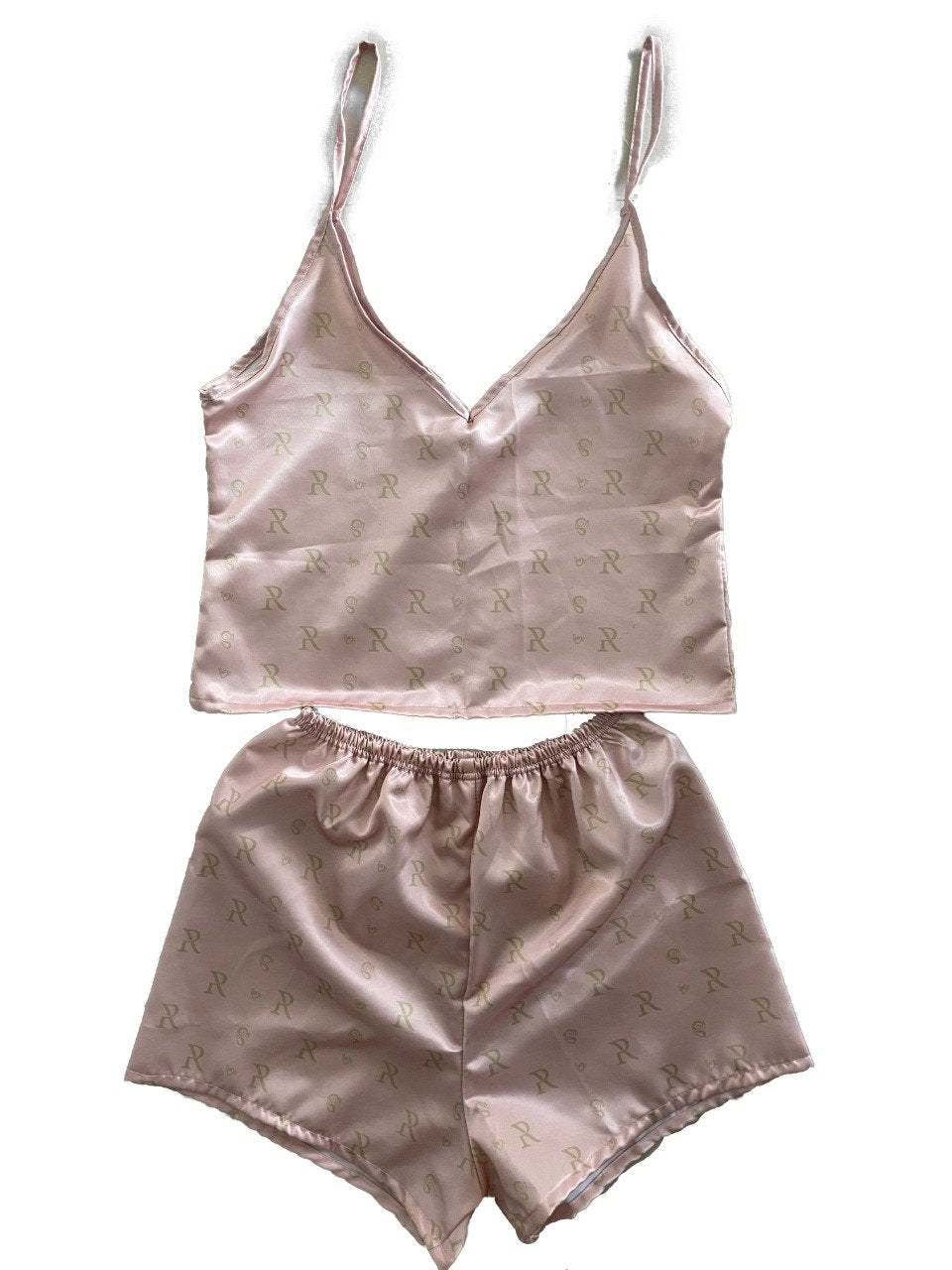 Milana Rose Silk Set - Elegant Satin Sleepwear