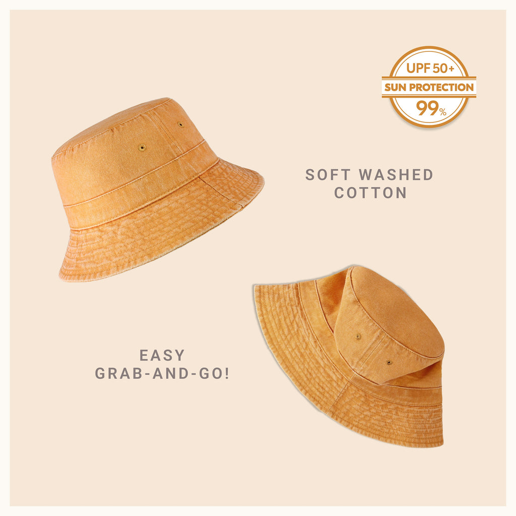 Classic Cotton Bucket Hat – Lightweight Summer Sun Hat for Women
