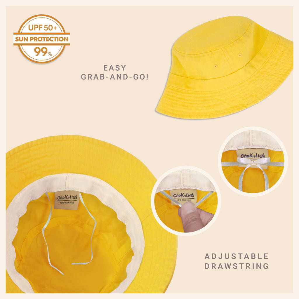 Classic Cotton Bucket Hat – Lightweight Summer Sun Hat for Women