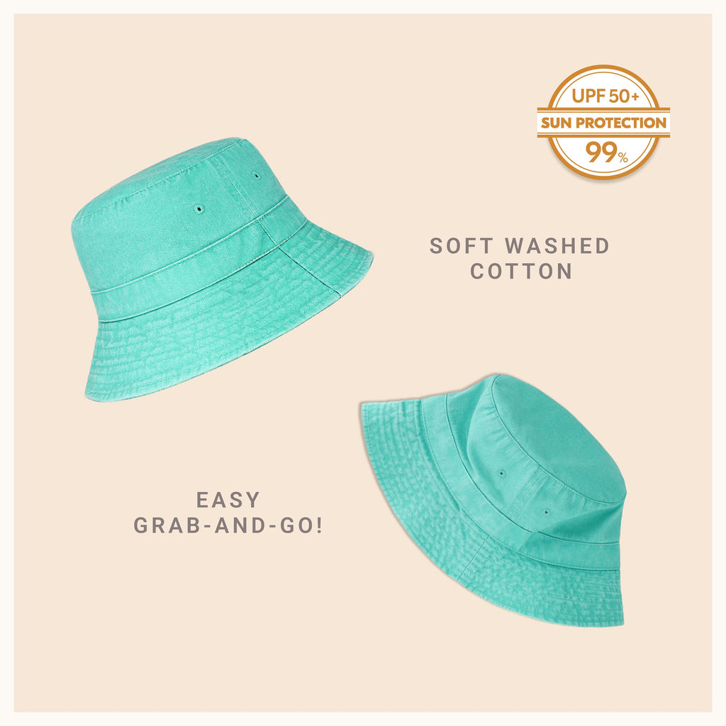 Classic Cotton Bucket Hat – Lightweight Summer Sun Hat for Women