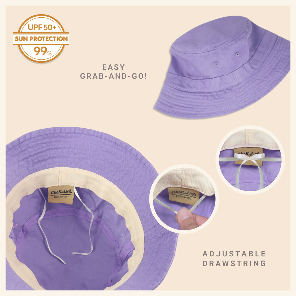 Classic Cotton Bucket Hat – Lightweight Summer Sun Hat for Women