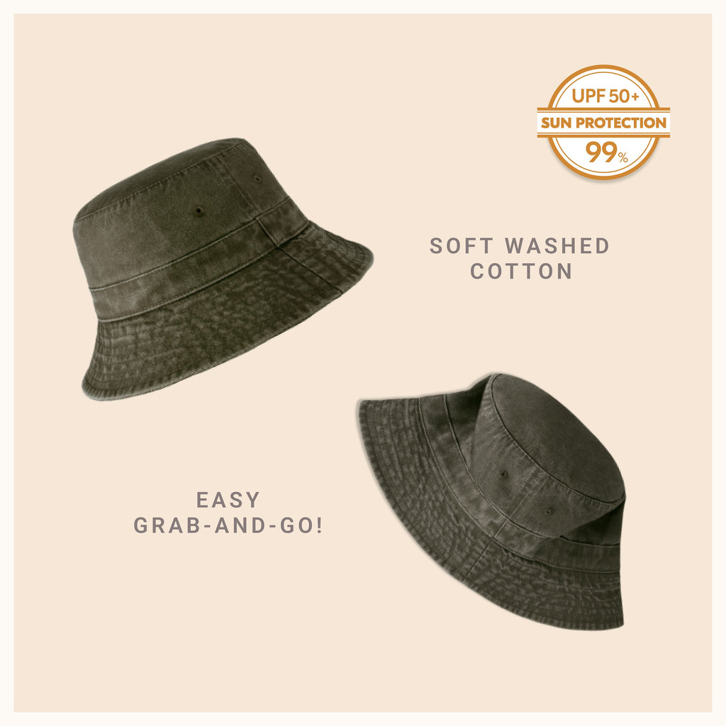 Classic Cotton Bucket Hat – Lightweight Summer Sun Hat for Women