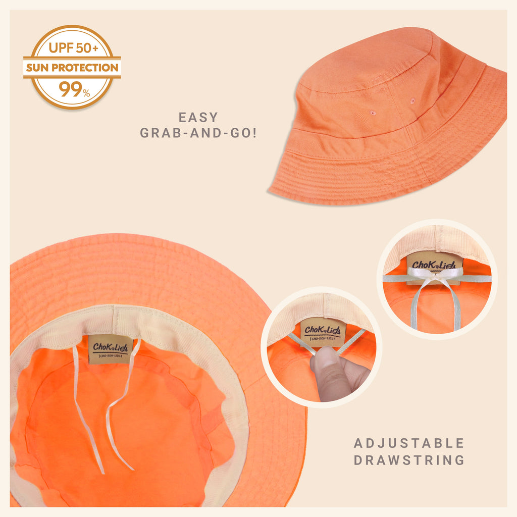 Classic Cotton Bucket Hat – Lightweight Summer Sun Hat for Women
