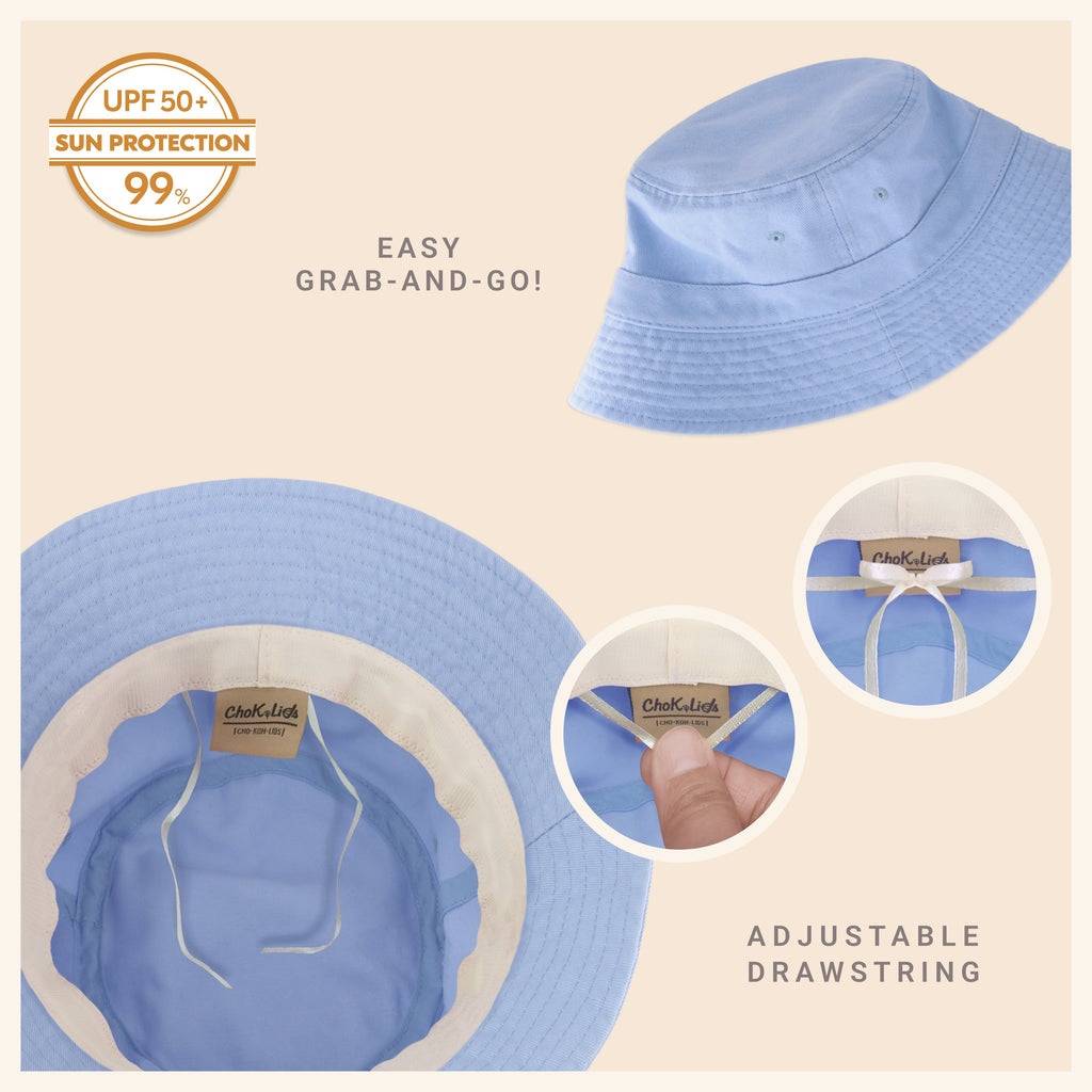 Classic Cotton Bucket Hat – Lightweight Summer Sun Hat for Women