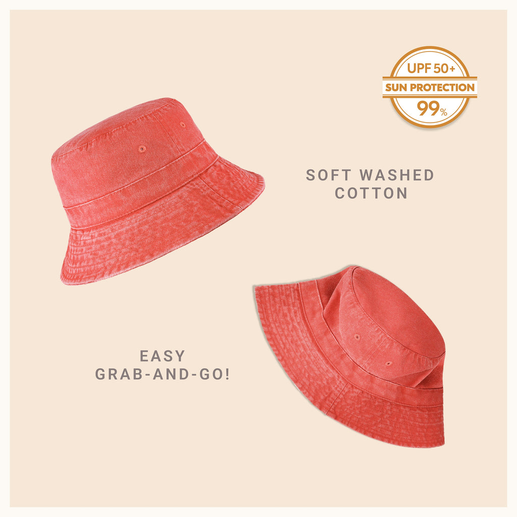 Classic Cotton Bucket Hat – Lightweight Summer Sun Hat for Women