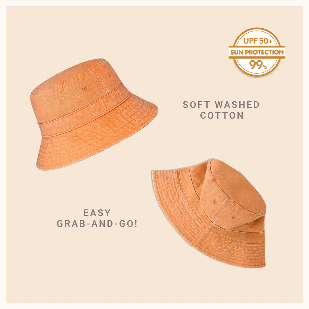Classic Cotton Bucket Hat – Lightweight Summer Sun Hat for Women