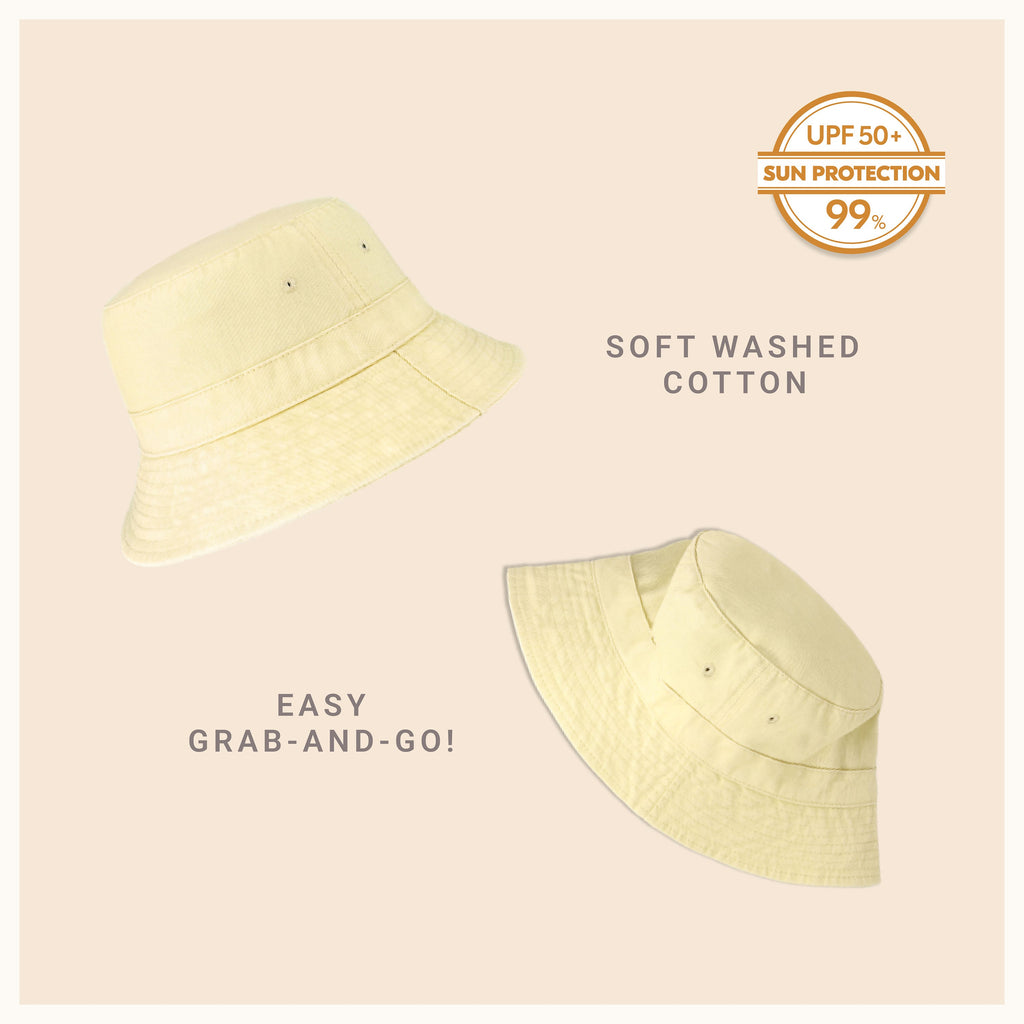 Classic Cotton Bucket Hat – Lightweight Summer Sun Hat for Women