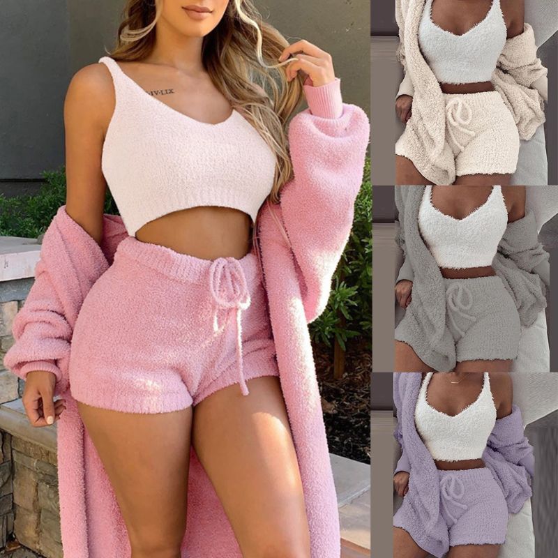 Midnight Muse Pajama Set - Comfortable Loungewear for Women