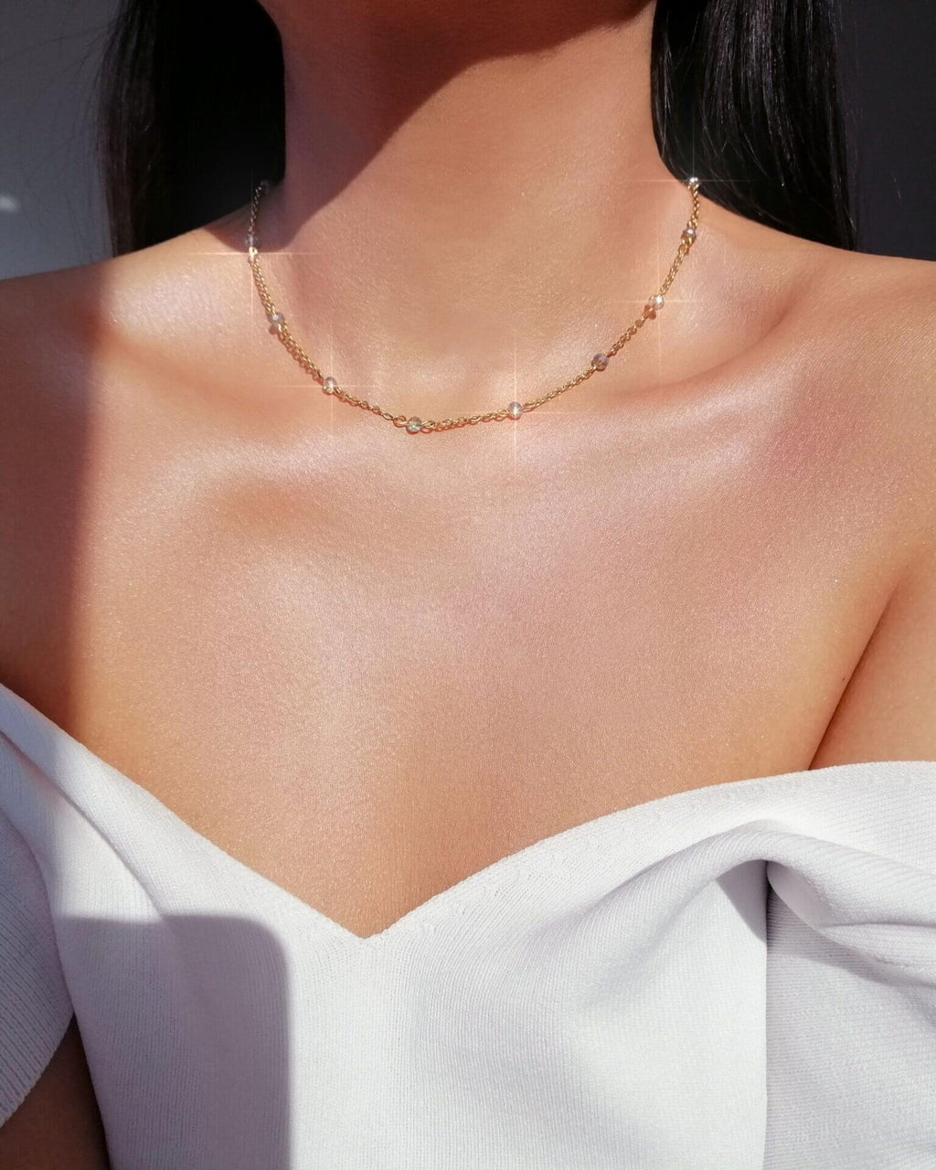 Crystal Chain Choker