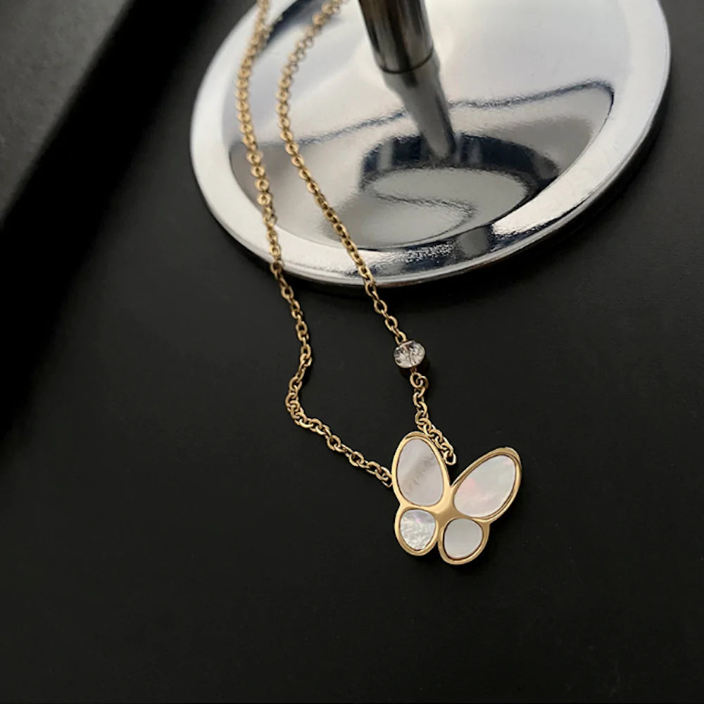 Butterfly Pendant Necklace