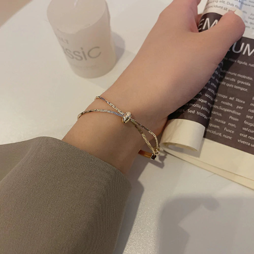 Knot Bar Adjustable Women’s Bracelet