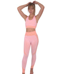 Trois Seamless Pink Active Set