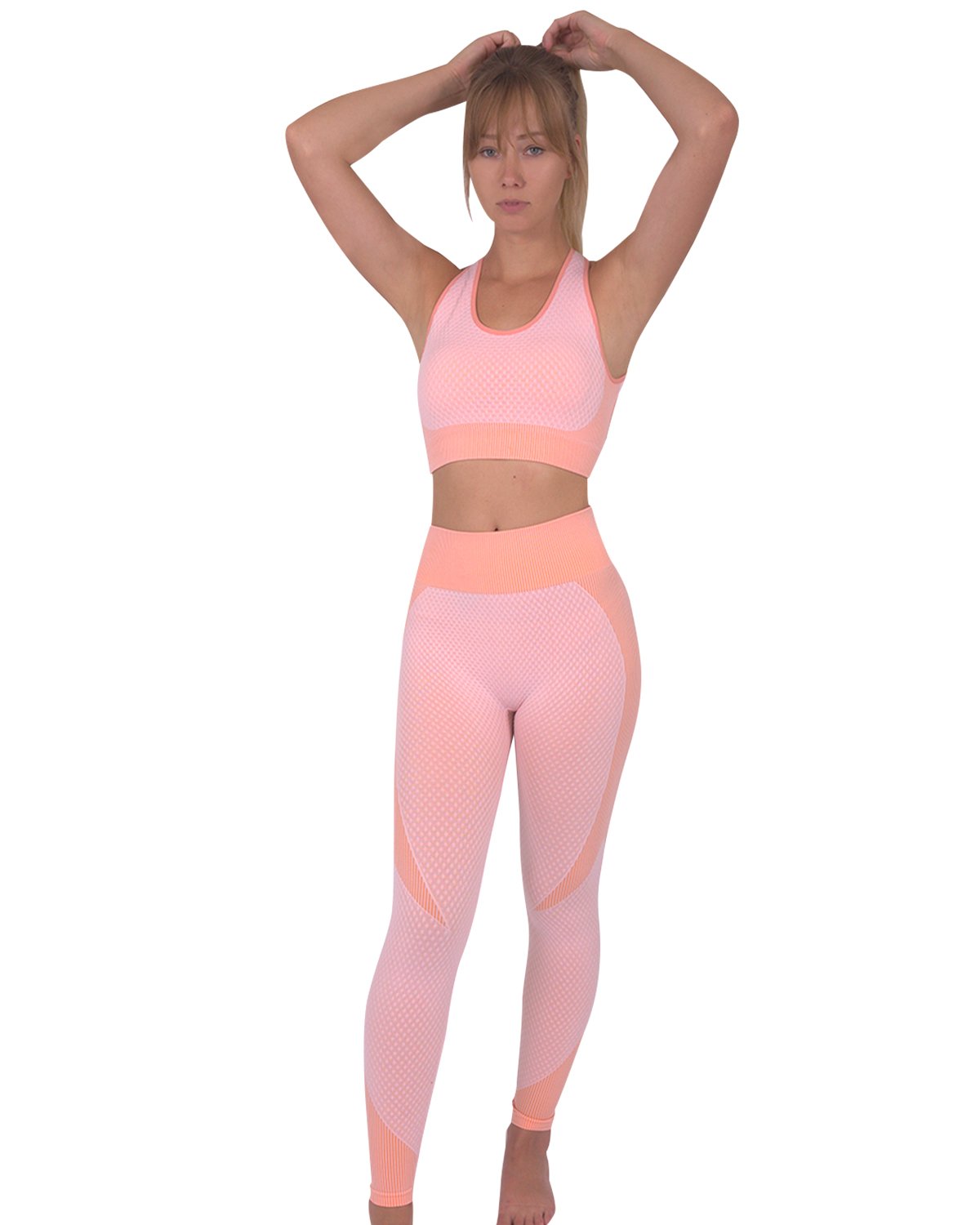 Trois Seamless Pink Active Set