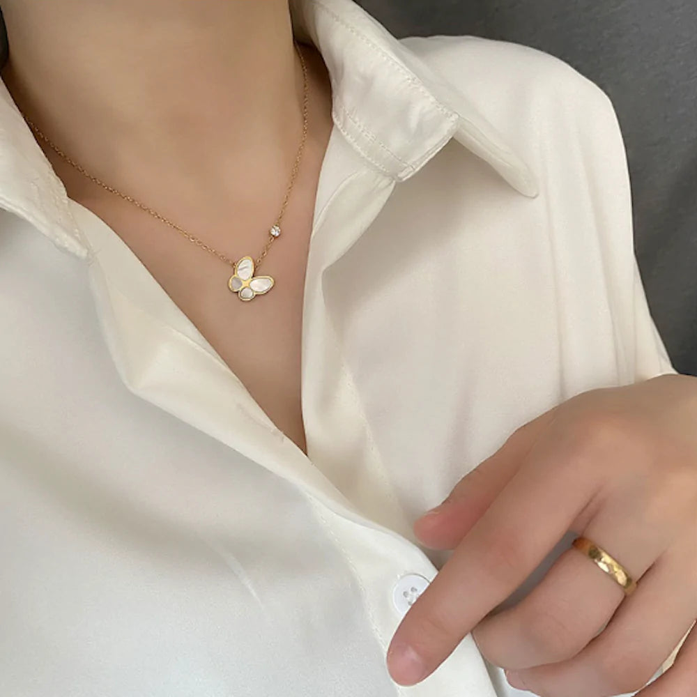 Butterfly Pendant Necklace