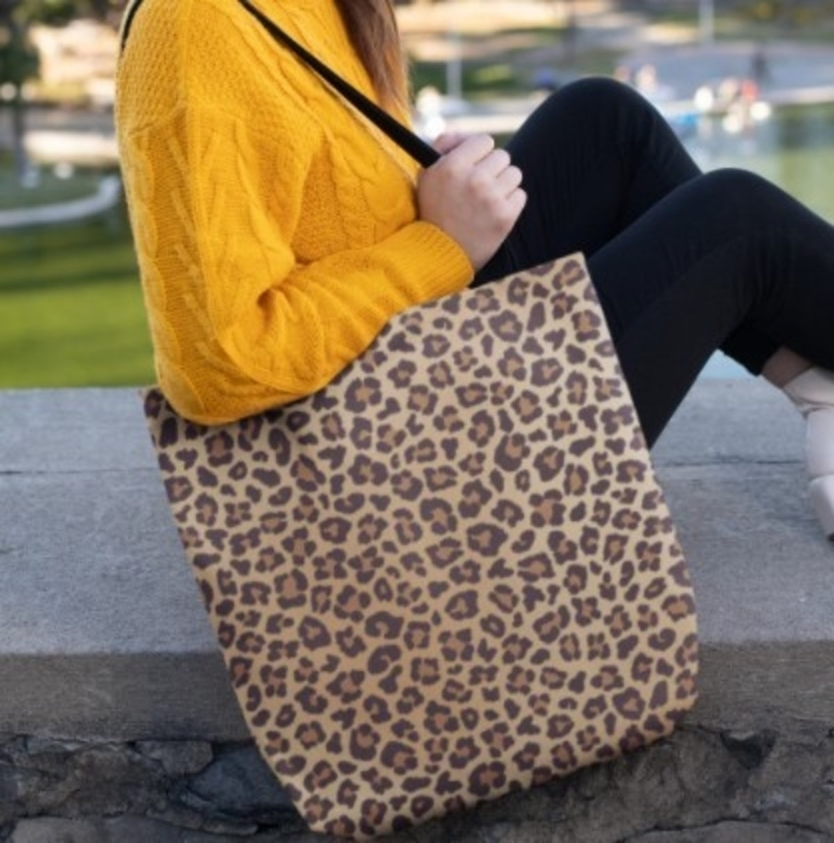 Leopard Print Tote Bag