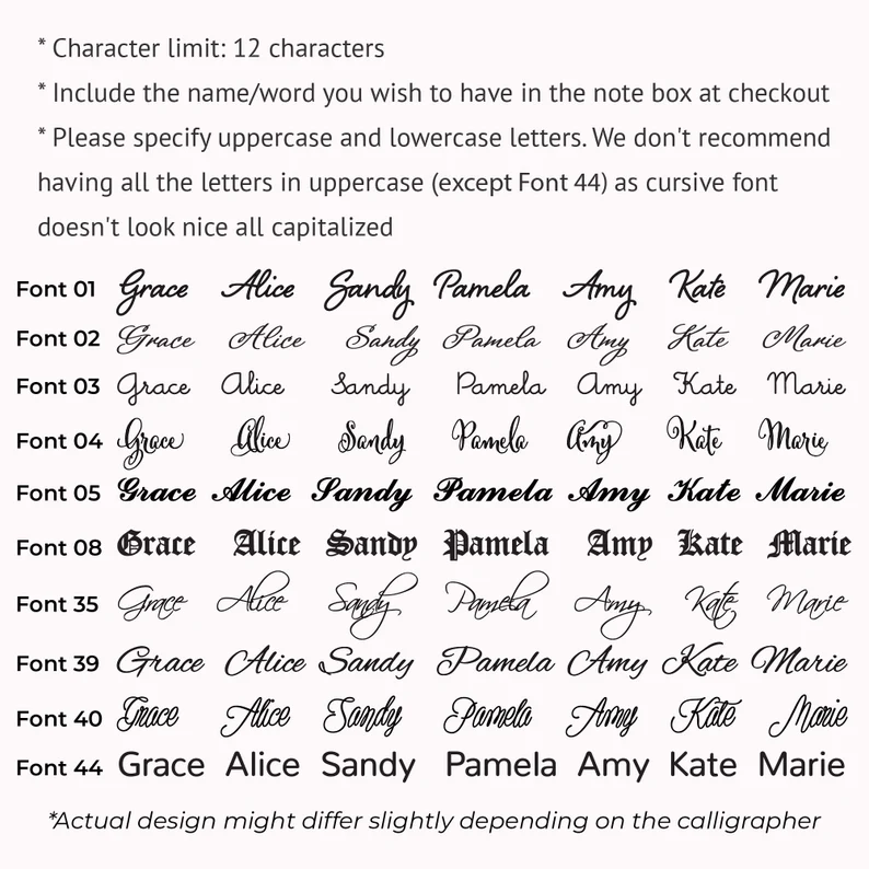 Cursive Nameplate Necklace