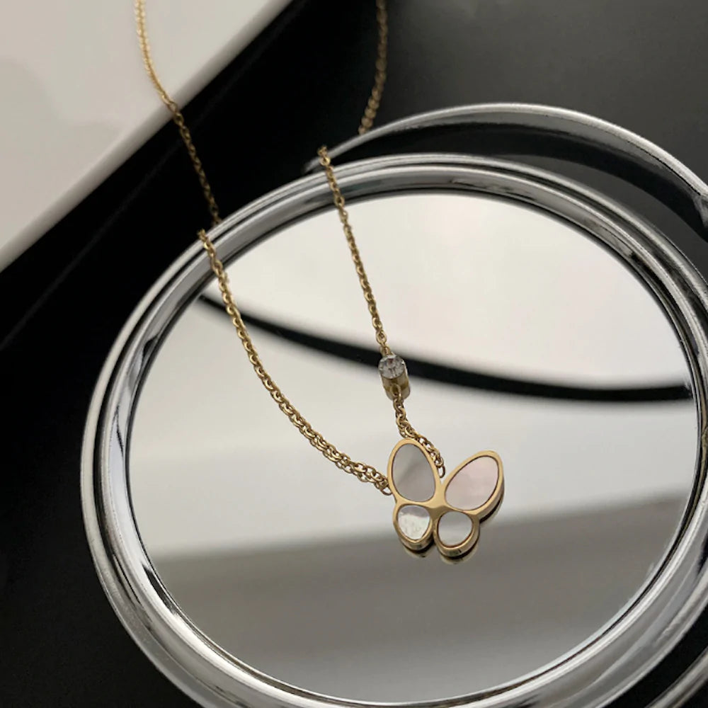 Butterfly Pendant Necklace