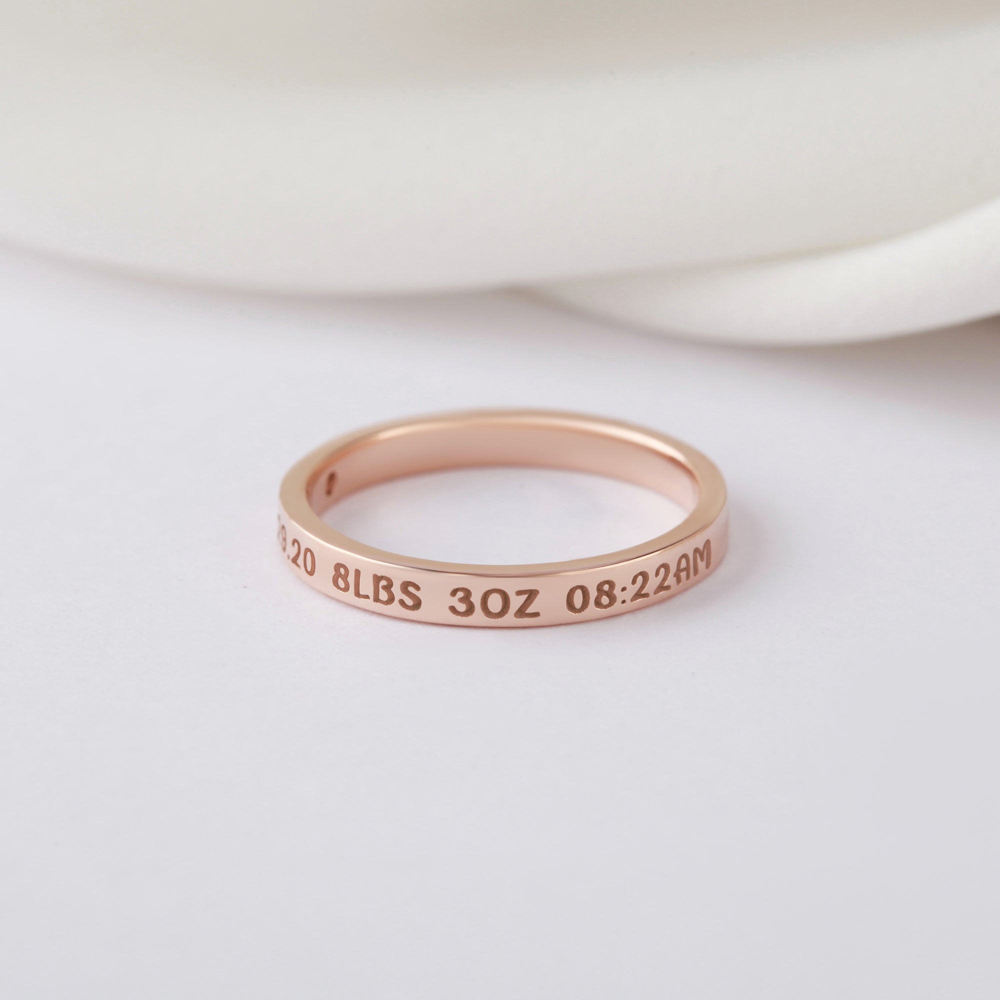 New Mom Name Ring – Personalized First Mother Gift for Women